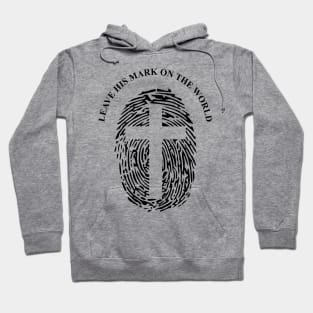 Jesus-christ-team jesus- religious - gift - cross fingerprint Hoodie